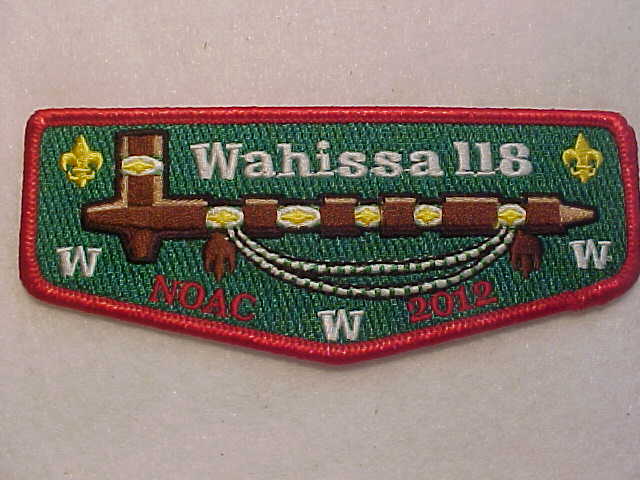 118 S33 WAHISSA, NOAC 2012, TRADER, RED BDR.